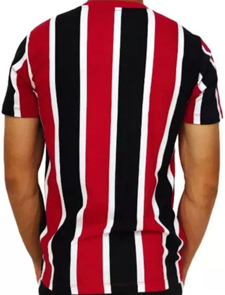 Imagem de Camisa Retro Mania São Paulo Away 1991 Masculino - Vermelho e Preto