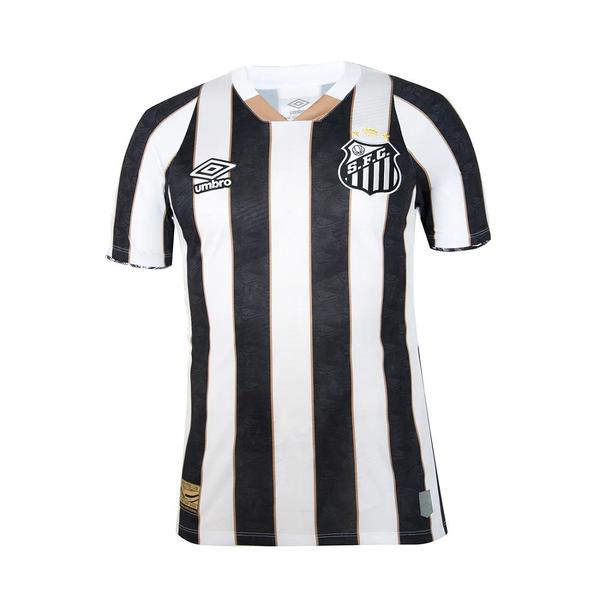 Imagem de Camisa Santos FC Uniforme 2 2024 Listrada Umbro Original