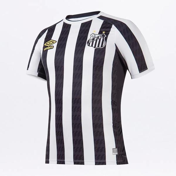 Imagem de Camisa Santos II 21/22 n10 Torcedor Umbro Masculina - Branco+Preto