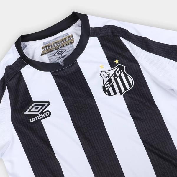 Imagem de Camisa Santos II 22/23 s/n Umbro Masculina - Preto+Branco