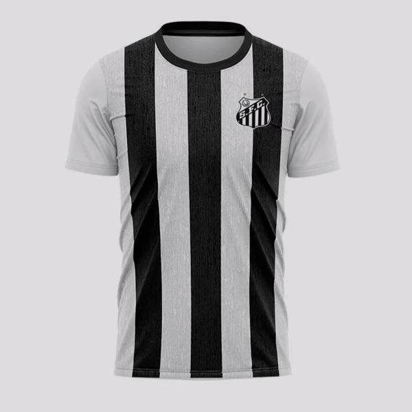 Imagem de Camisa Santos Prospective Infantil Preta e Branca