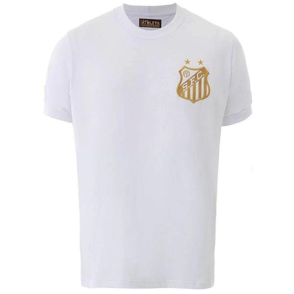 Imagem de Camisa santos retrô pelé 1000 gols branca