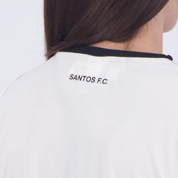 Imagem de Camisa Santos Trix Feminina Preta e Branca