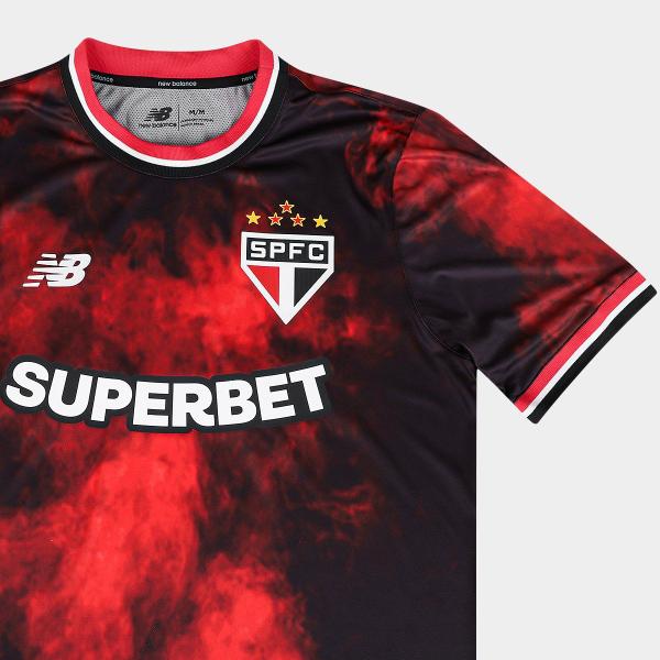 Imagem de Camisa São Paulo 24/25 s/n Jogador Comemorativa New Balance Masculina