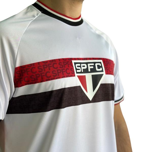 Imagem de Camisa São Paulo Branca Masculina Licenciada Original