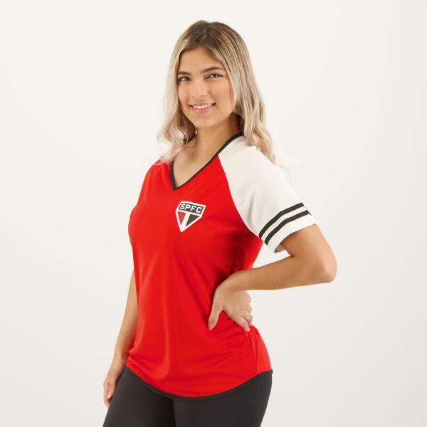 Imagem de Camisa São Paulo Cheerleader Feminina Vermelha