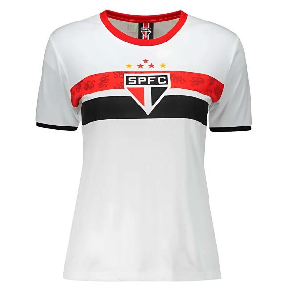 Imagem de Camisa São Paulo Feminina Stencil Oficial Licenciada