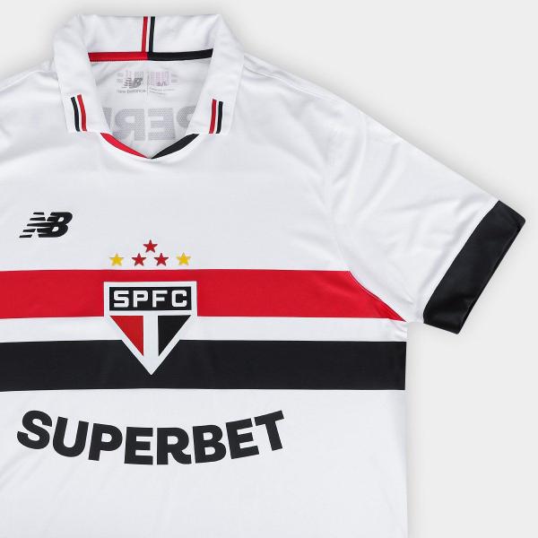 Imagem de Camisa São Paulo I 24/25 s/n Jogador New Balance Masculina