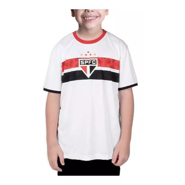 Imagem de Camisa são paulo infantil branca oficial licenciada home