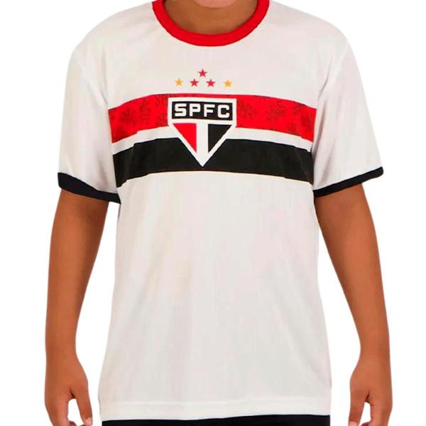 Imagem de Camisa São Paulo Infantil Juvenil Stencil Oficial Licenciada