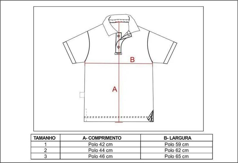 Imagem de Camisa São Paulo Infantil Polo Masculina Oficial - Revedor