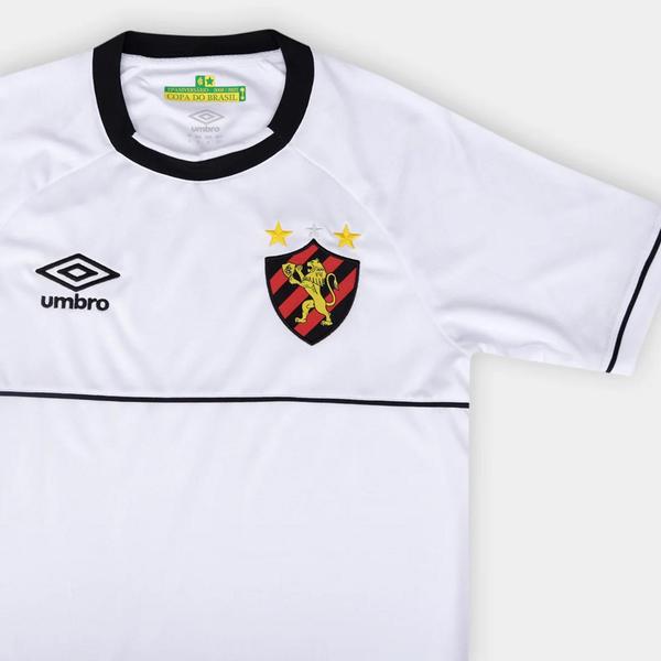 Imagem de Camisa Sport II 23/24 s/n Torcedor Umbro Masculina - Branco+Preto