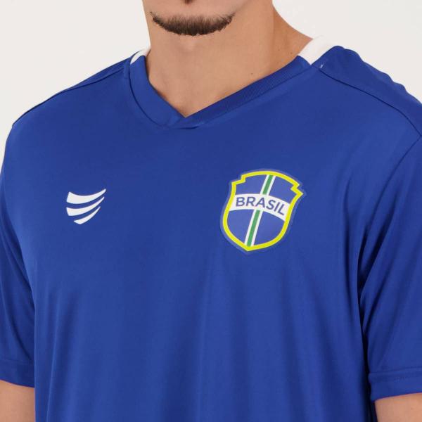 Camisa Super Bolla Copa Prata Brasil Azul Imagem de Camisa Super Bolla Copa Prata Brasil Azul