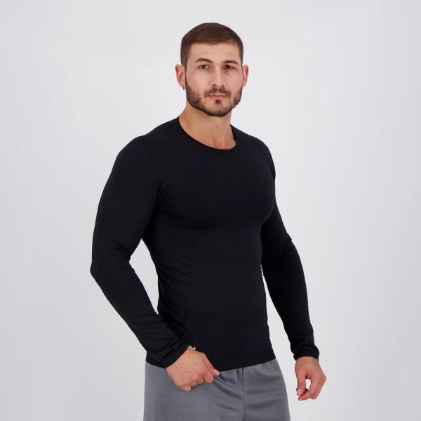 Camisa Térmica Lupo Proteção UV Preta Imagem de Camisa Térmica Lupo Proteção UV Preta