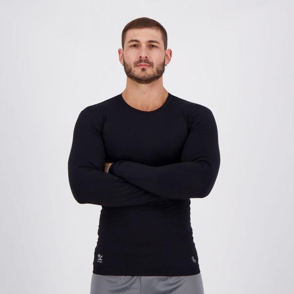 Camisa Térmica Lupo Proteção UV Preta Imagem de Camisa Térmica Lupo Proteção UV Preta