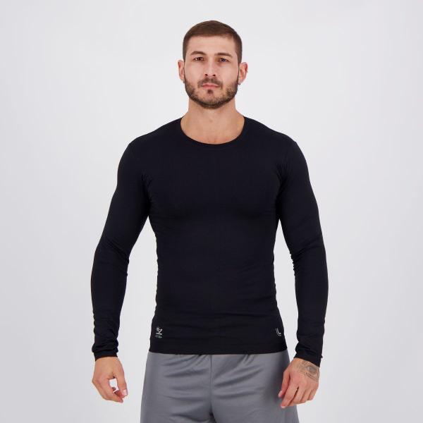 Camisa Térmica Lupo Proteção UV Preta Imagem de Camisa Térmica Lupo Proteção UV Preta