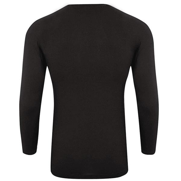 Imagem de Camisa Térmica Masculina Confortavel Treino Fitness Praia Proteção Top Camiseta Segunda Pele Homens Comprida Quente Fria