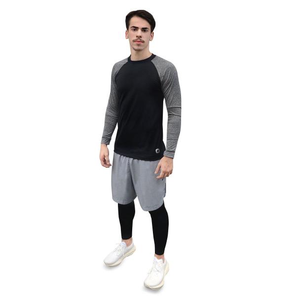 Imagem de Camisa Térmica Masculina DryFit Anti Suor Proteção UV50