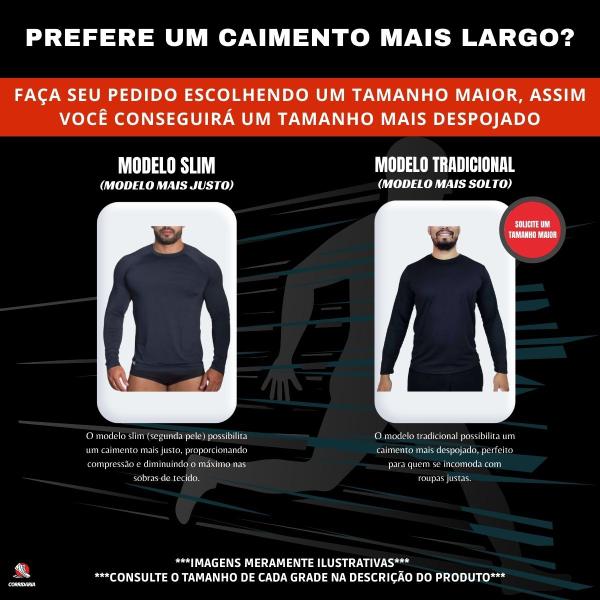 Imagem de Camisa Térmica Proteção Solar Uv 99% Frio E Calor