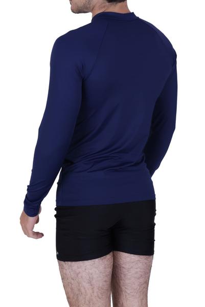 Imagem de Camisa Térmica Segunda Pele Blusa Proteção Solar UV 50+ Academia Masculina - BLUSA UV TÉRMICA