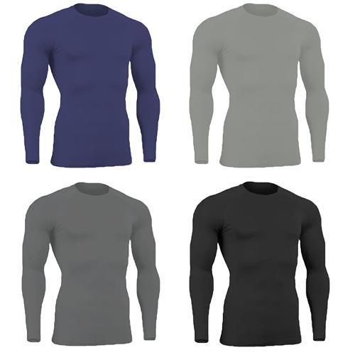 Imagem de Camisa Térmica Segunda Pele Proteção Solar Uv 50 Tecido Gelado Slim Fitness