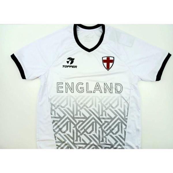 Imagem de Camisa Topper Seleção England Inglaterra Licenciada Adulto Unissex Ref 8522016