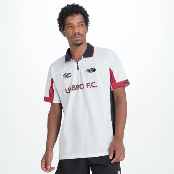 Imagem de Camisa Umbro Authentic Masculina  - Branco+Azul