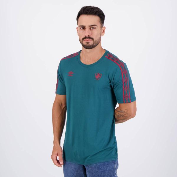 Imagem de Camisa Umbro Fluminense Concentração 2024 Verde