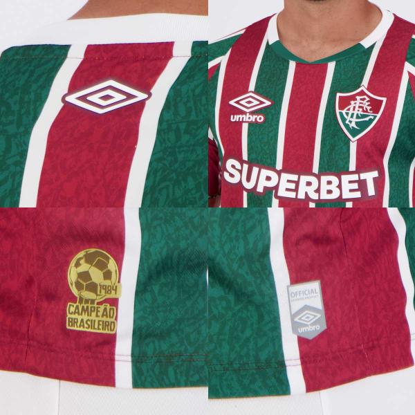 Imagem de Camisa Umbro Fluminense FC I 2024 Com Número