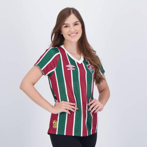 Imagem de Camisa Umbro Fluminense I 2024 Feminina