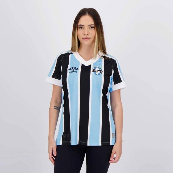 Camisa Umbro Grêmio I 2021 Feminina Jogador Imagem de Camisa Umbro Grêmio I 2021 Feminina Jogador