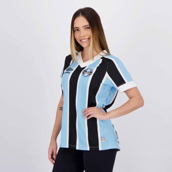 Camisa Umbro Grêmio I 2021 Feminina Jogador Imagem de Camisa Umbro Grêmio I 2021 Feminina Jogador