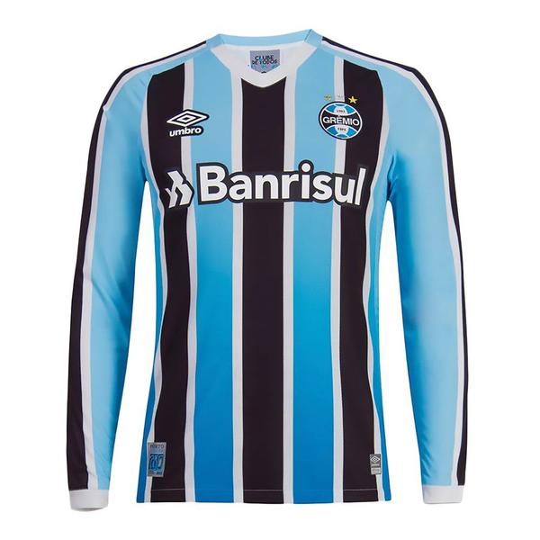 Imagem de Camisa Umbro Grêmio I 2022 Manga Longa Masculina