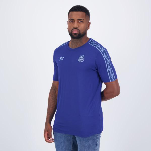 Imagem de Camisa Umbro Santos Concentração 2024 Marinho