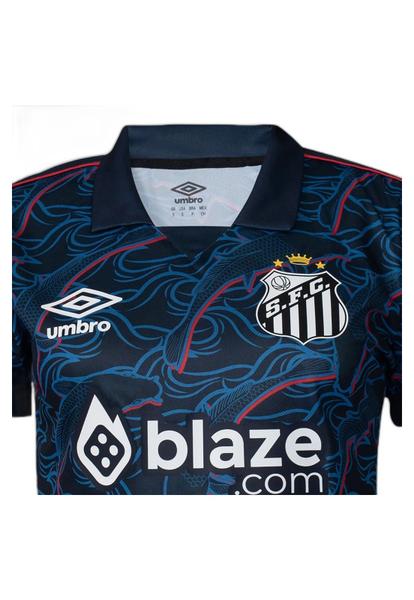 Camisa Umbro Santos Oficial 3 2023 Feminina - Atleta Imagem de Camisa Umbro Santos Oficial 3 2023 Feminina - Atleta