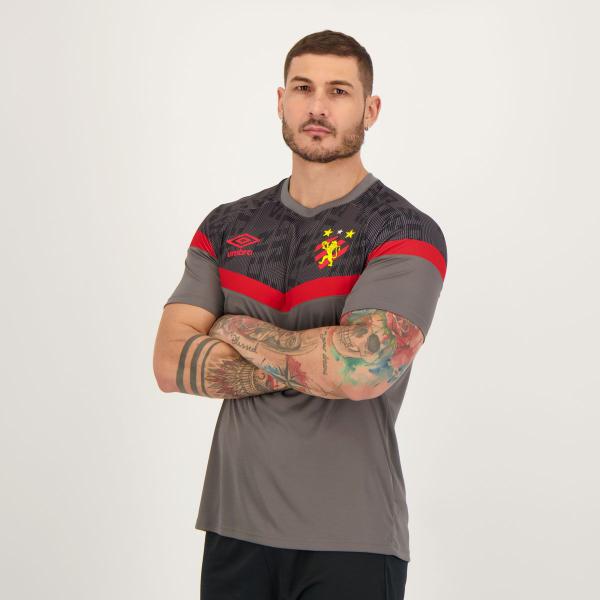 Imagem de Camisa Umbro Sport Recife Treino 2023 Grafite