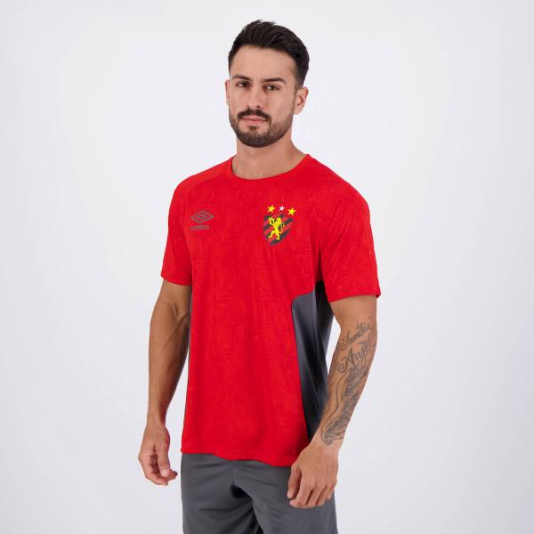 Imagem de Camisa Umbro Sport Recife Treino 2024 Vermelha