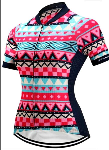 Imagem de Camisa UV Feminina manga curta  para ciclismo e esportes ao ar livre 