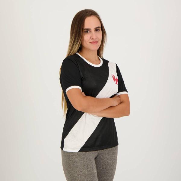 Imagem de Camisa Vasco Building Feminina Preta