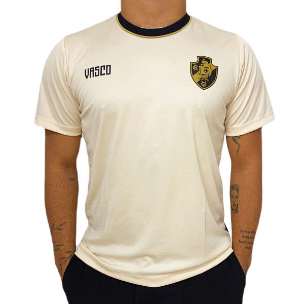Camisa Vasco da Gama Advento Bege - Masculino - Braziline Imagem de Camisa Vasco da Gama Advento Bege - Masculino
