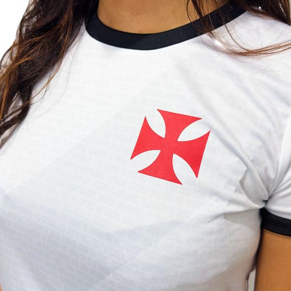 Imagem de Camisa Vasco da Gama Baby Look Razão Branca - Feminina