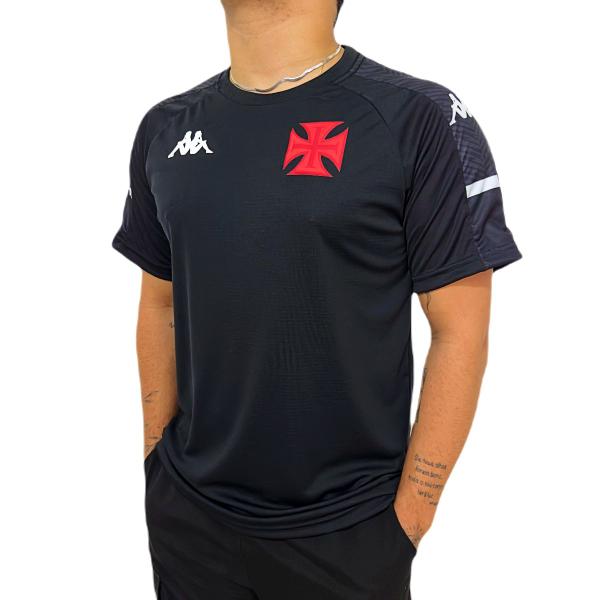 Imagem de Camisa Vasco da Gama Kappa Details Preta - Masculina