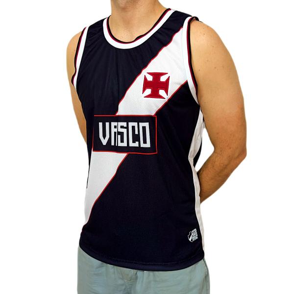 Imagem de Camisa Vasco da Gama Regata Retrô Basquete Anos 2000 - Masculino