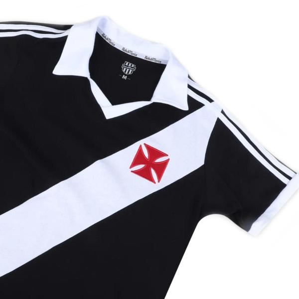 Imagem de Camisa Vasco I 1988 RetrôMania Masculina - Preto