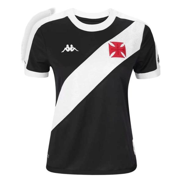 Imagem de Camisa Vasco Kappa Roberto Dinamite Home Player 24/25 Feminina