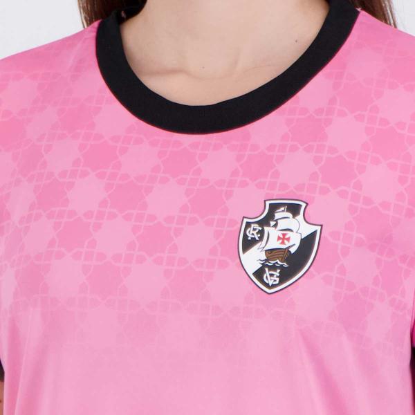 Imagem de Camisa Vasco Troféu Feminina Rosa