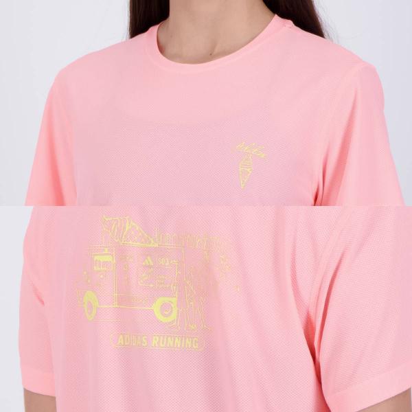 Imagem de Camiseta Adidas Ice Cream Running Feminina Rosa