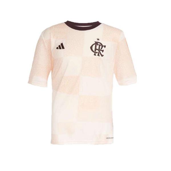 Imagem de Camiseta Adidas Pre Jogo Flamengo Infantil - Bege