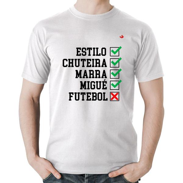 Imagem de Camiseta Algodão Futebol que é bom, nada - Foca na Moda