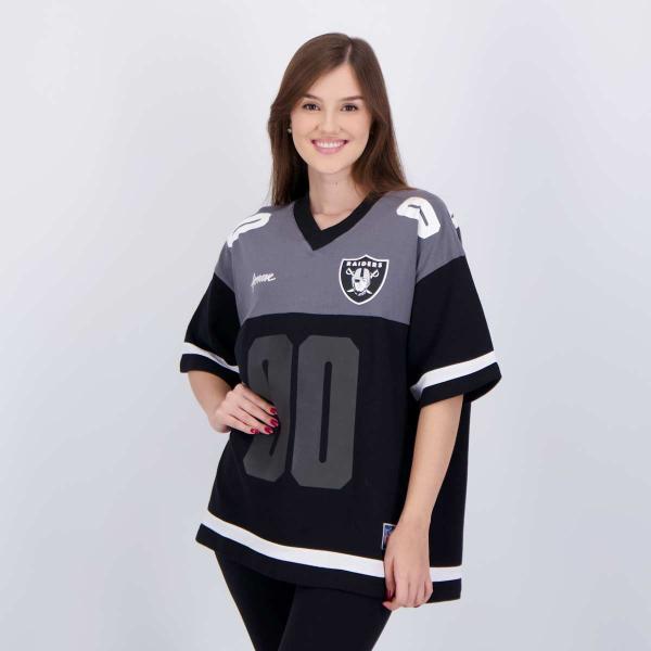 Imagem de Camiseta Approve NFL Raiders Feminina Preto